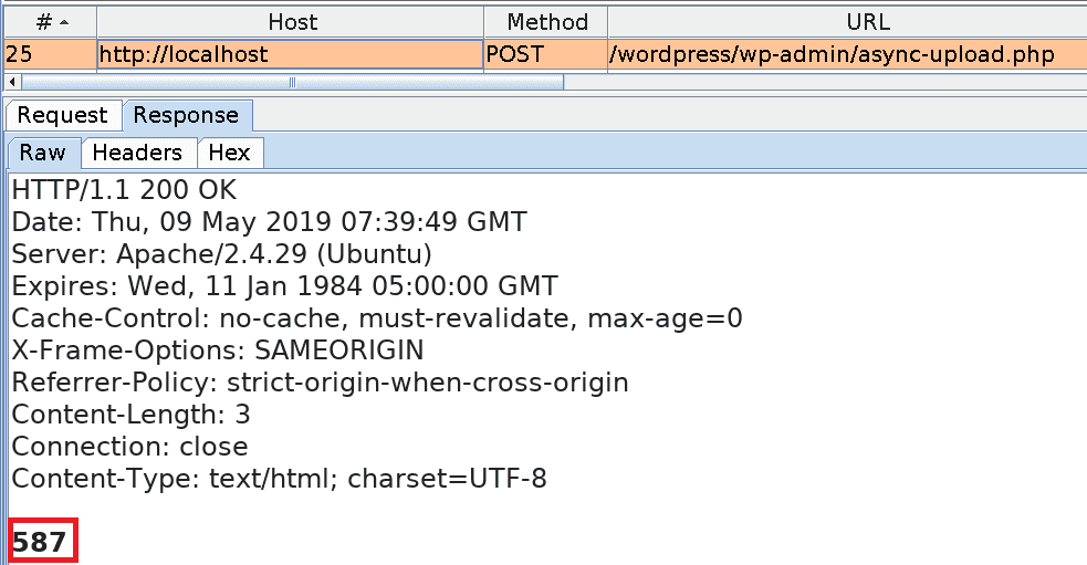 http response wordpress blog
